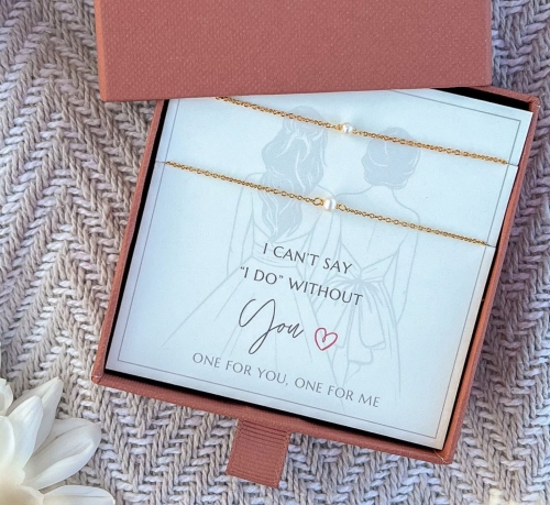 pytanie o świadkowanie bransoletka na łańcuszku z perełką3.JPG